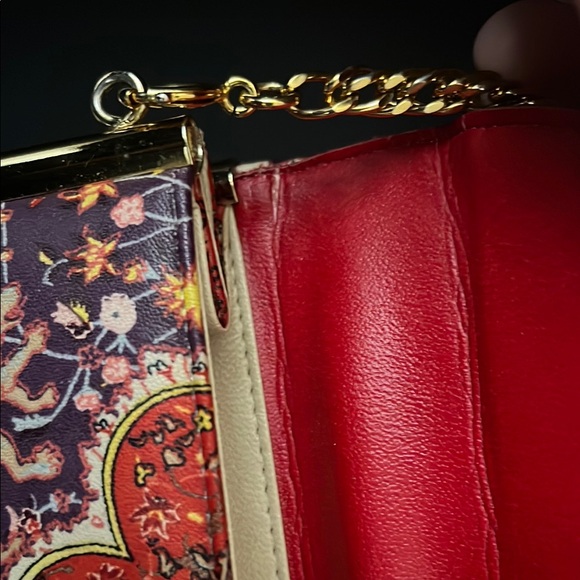 Vintage Robert Bestien purse,Elegant Gold and Red Women's Bag - Picture 14 of 16